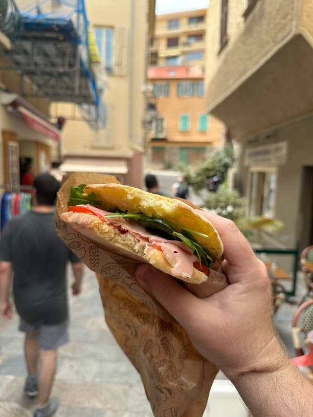 Mortadella at Villefranche-sur-Mer